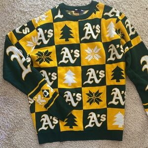Oakland A’s Christmas Men's Sweater
